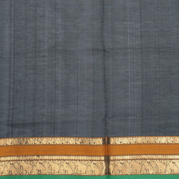 Hayagrivas Black Kanchi Silk Cotton Saree SSCBF132H12-2