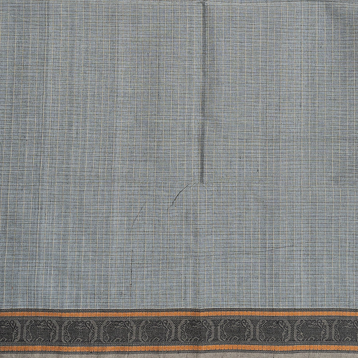 Hayagrivas Grey Handloom Kanchi Cotton Saree SSCBF132H18-1