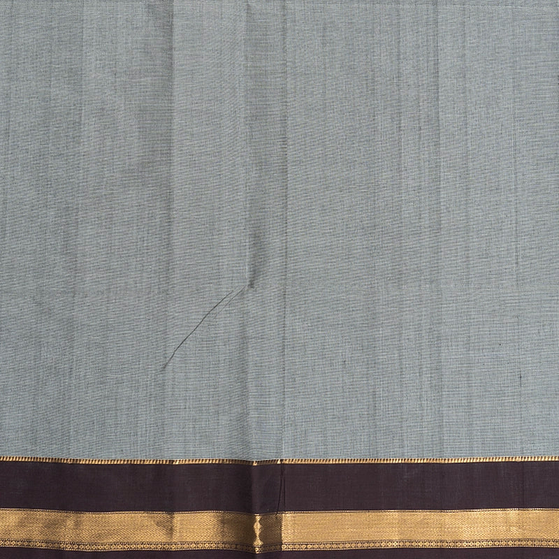 Hayagrivas Grey Handloom Kanchi Cotton Saree SSCBF132H20-4