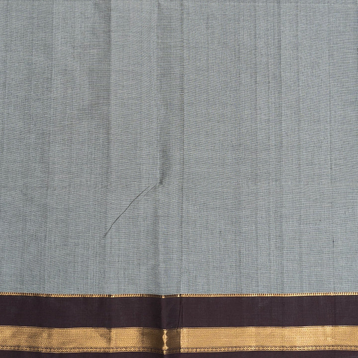 Hayagrivas Grey Handloom Kanchi Cotton Saree SSCBF132H20-4