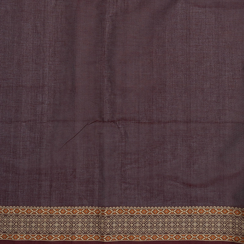 Hayagrivas Burgundy Handloom Kanchi Cotton Saree SSCBF132H23-2