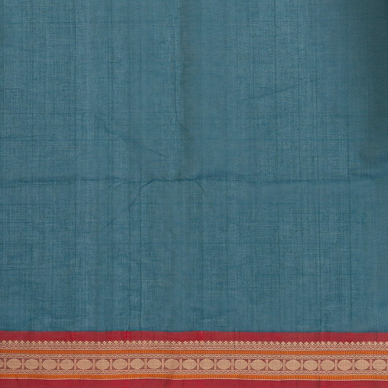 Hayagrivas Ramar Blue Handloom Kanchi Cotton Saree SSCBF132H25-1