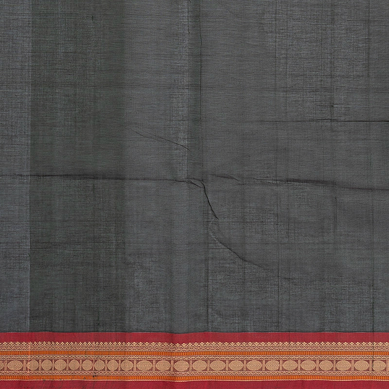 Hayagrivas Peacock Green Handloom Kanchi Cotton Saree SSCBF132H25-2