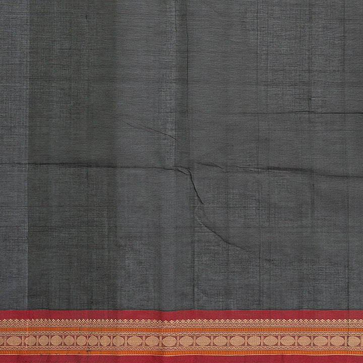 Hayagrivas Peacock Green Handloom Kanchi Cotton Saree SSCBF132H25-2