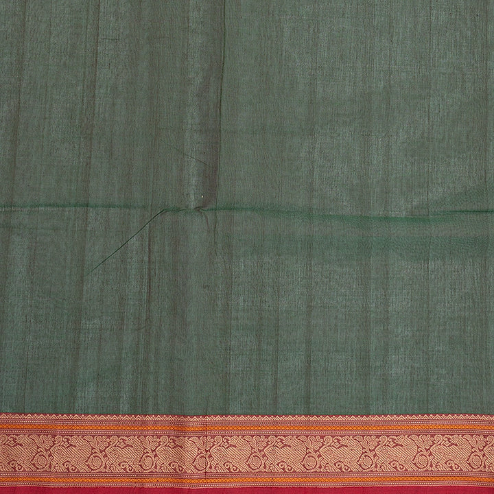 Hayagrivas Manthalir Green Handloom Kanchi Cotton Saree SSCBF132H29-4
