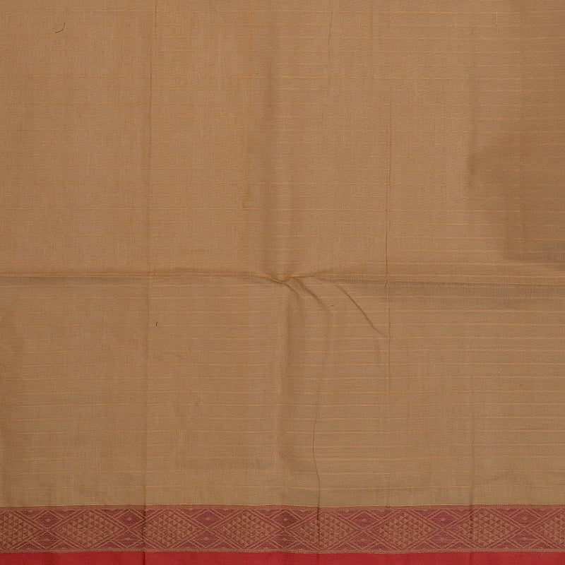 Hayagrivas Khaki Brown Handloom Kanchi Cotton Saree SSCBF132H6-4