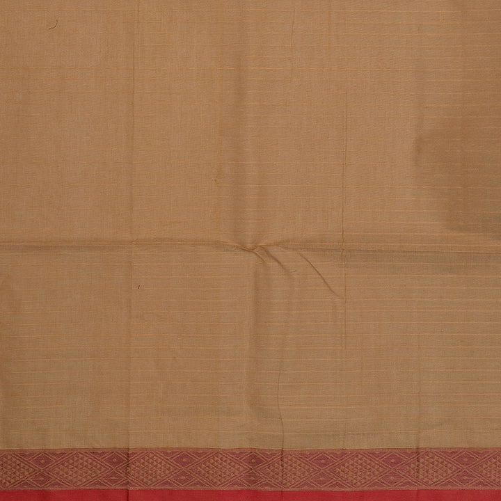 Hayagrivas Khaki Brown Handloom Kanchi Cotton Saree SSCBF132H6-4