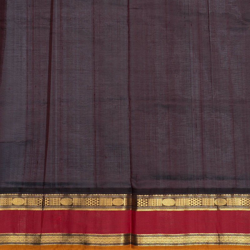 Hayagrivas Sunset Orange Pure Silk Cotton Saree SSCBF140H3-3