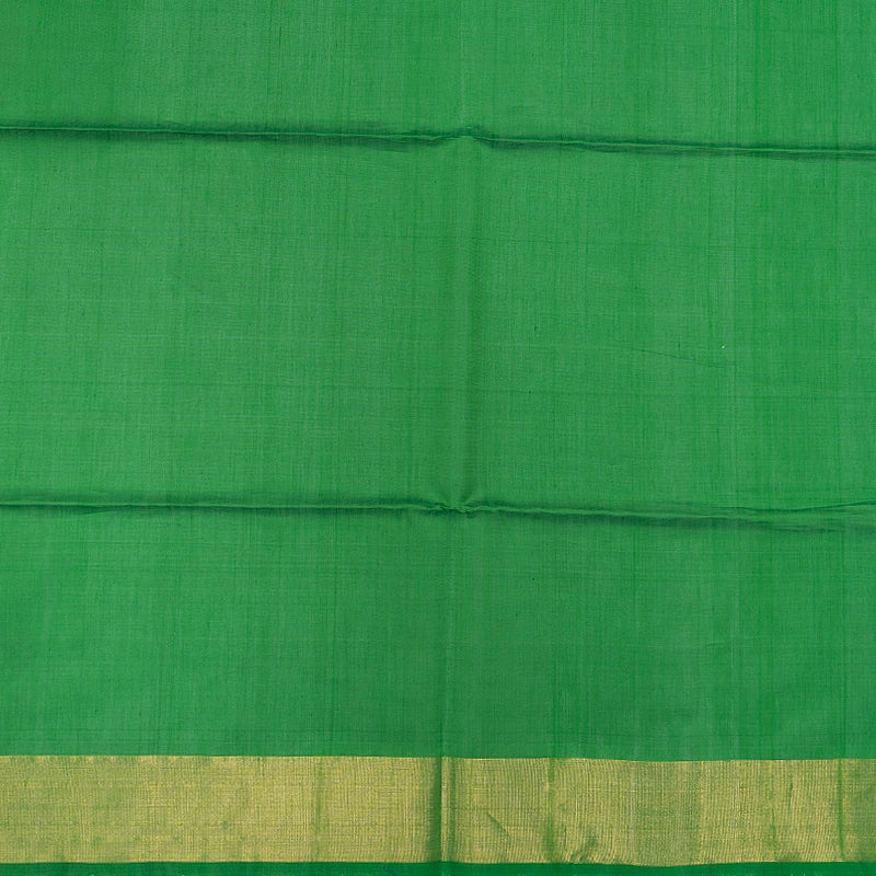 Hayagrivas Navy Blue Ikkat Kora Silk Cotton Saree SSCBF155H1-27