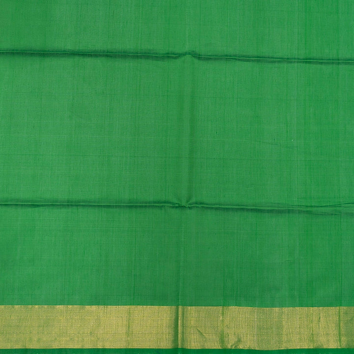 Hayagrivas Navy Blue Ikkat Kora Silk Cotton Saree SSCBF155H1-27