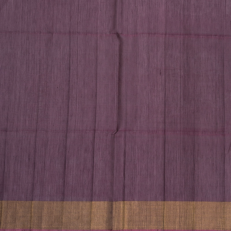 Hayagrivas Purple  Ikkat Kora Silk Cotton Saree SSCBF155H1-3
