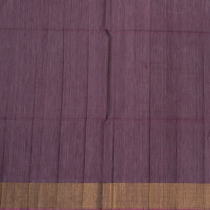 Hayagrivas Purple  Ikkat Kora Silk Cotton Saree SSCBF155H1-3