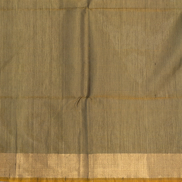 Hayagrivas Emerald Green Ikkat Kora Silk Cotton Saree SSCBF155H1-33