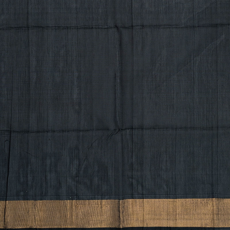 Hayagrivas Grey Handloom  Ikkat Kora Silk Cotton Saree SSCBF155H1-9