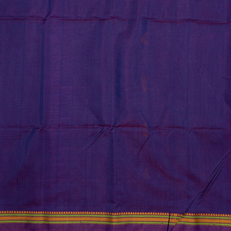 Hayagrivas Ananda Blue Kora Silk Cotton Saree SSCBF156H5-4