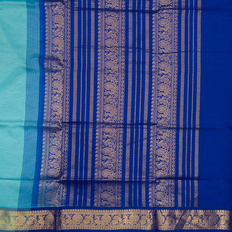 Hayagrivas Sky Blue Semi Silk Cotton Saree SSCBF164I1-135