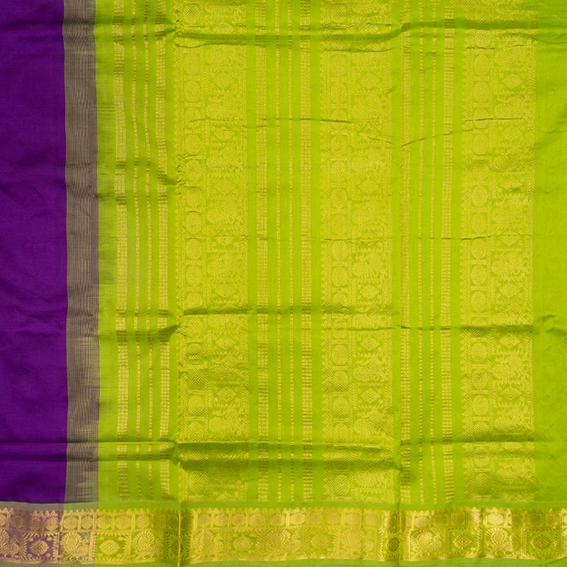 Hayagrivas Vadamalli Purple Semi Silk Cotton Saree SSCBF164I1-139