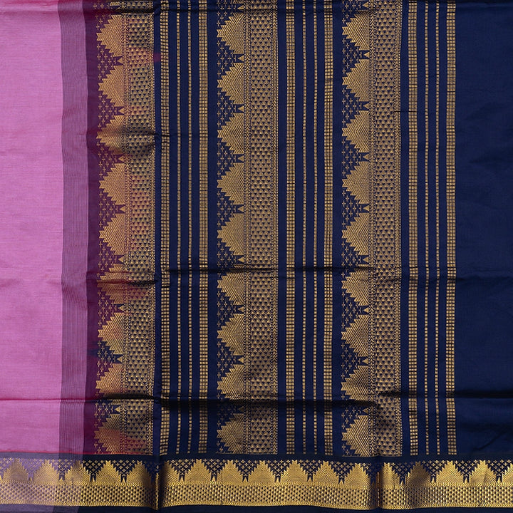 Hayagrivas Lotus Pink Semi Silk Cotton Saree SSCBF164I1-149