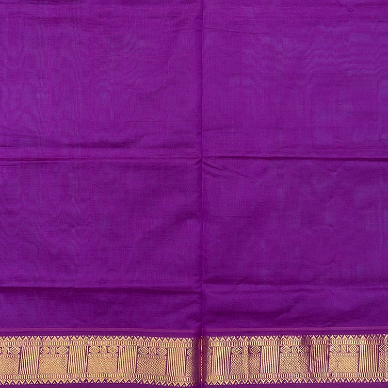 Hayagrivas Rama Green Semi Silk Cotton Saree SSCBF164I1-9
