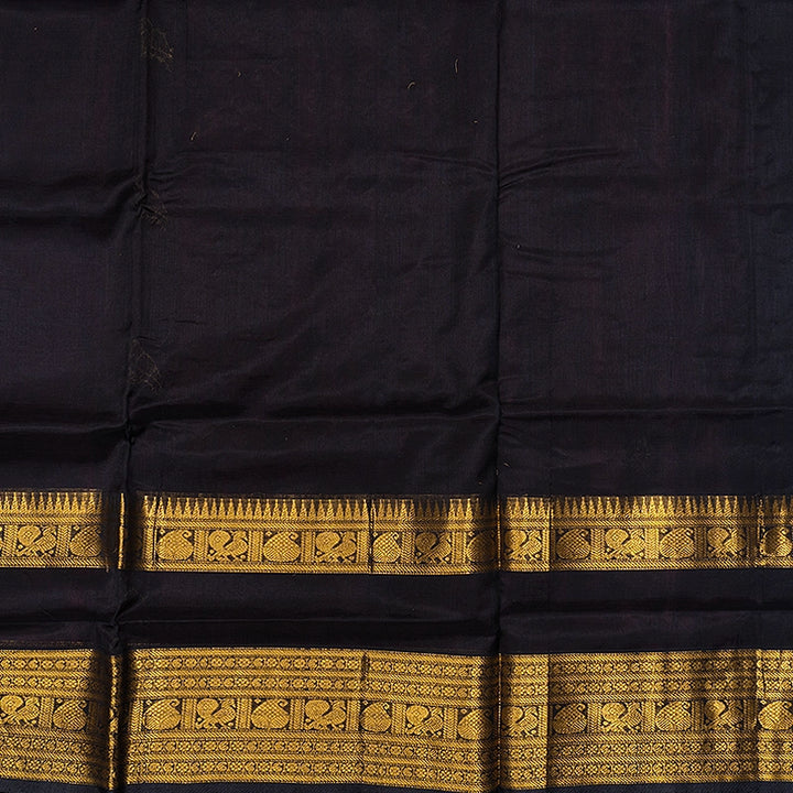 Hayagrivas Maroon Pure Silk Cotton Saree SSCBF16D5-1