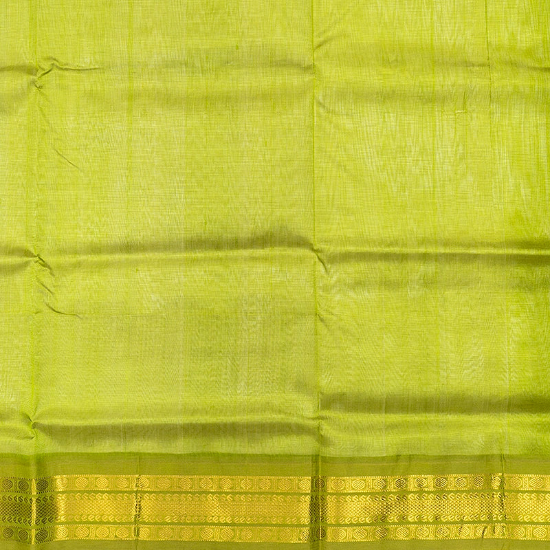 Hayagrivas White Pure Silk Cotton Saree SSCBF175I7-4