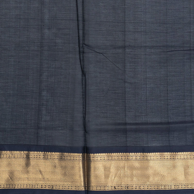 Hayagrivas Navy Blue Kanchi Silk Cotton Saree SSCBF178I3-2