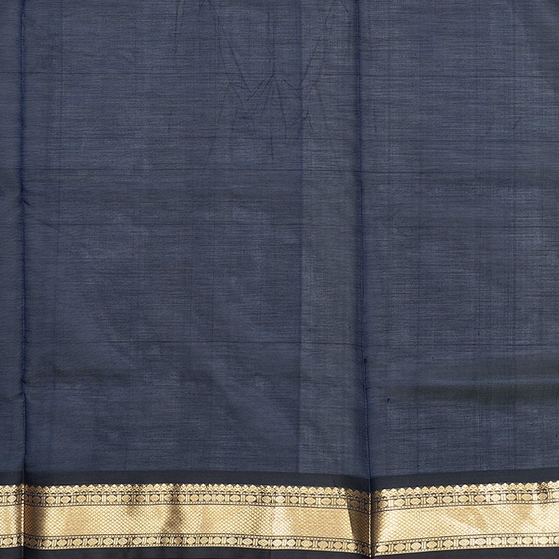 Hayagrivas Navy Blue Kanchi Silk Cotton Saree SSCBF178I4-1