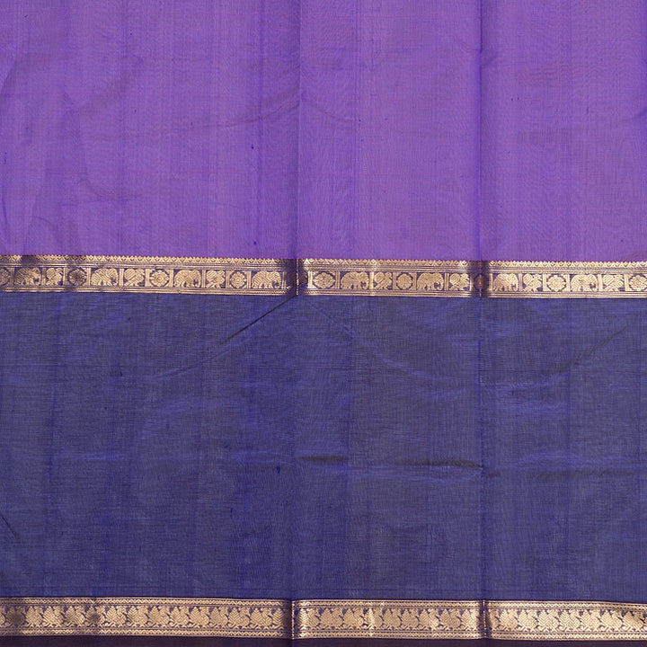 Hayagrivas Lavender Kanchi Silk Cotton Saree SSCBF179I10-3