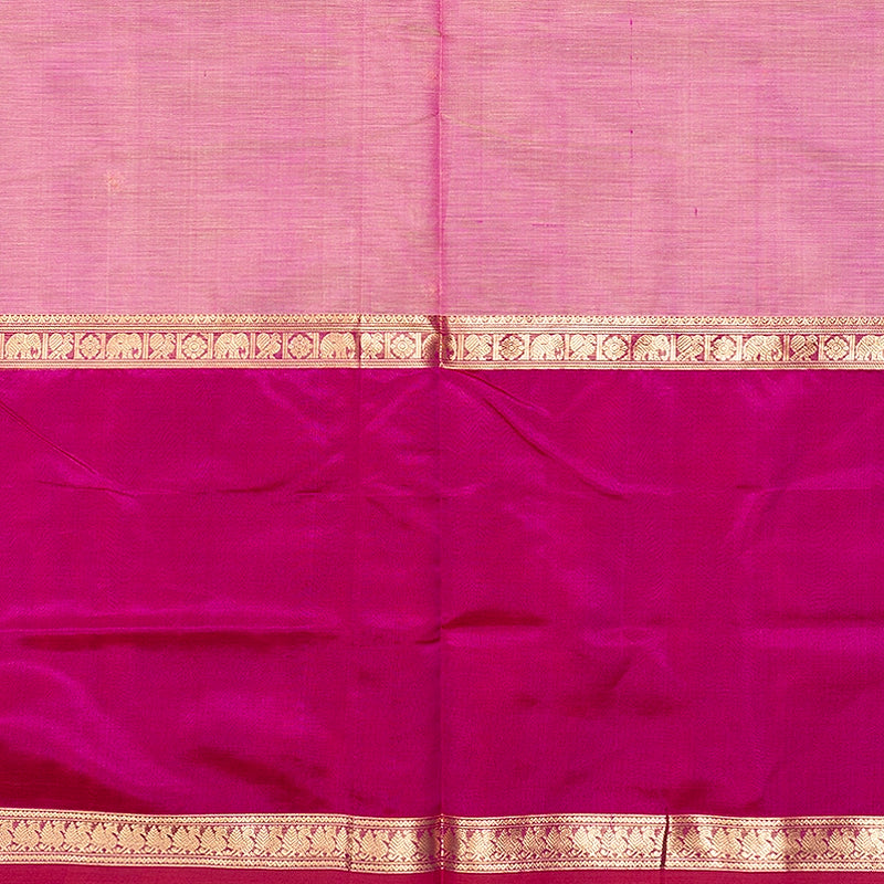Hayagrivas Baby Pink Kanchi Silk Cotton Saree SSCBF179I10-8