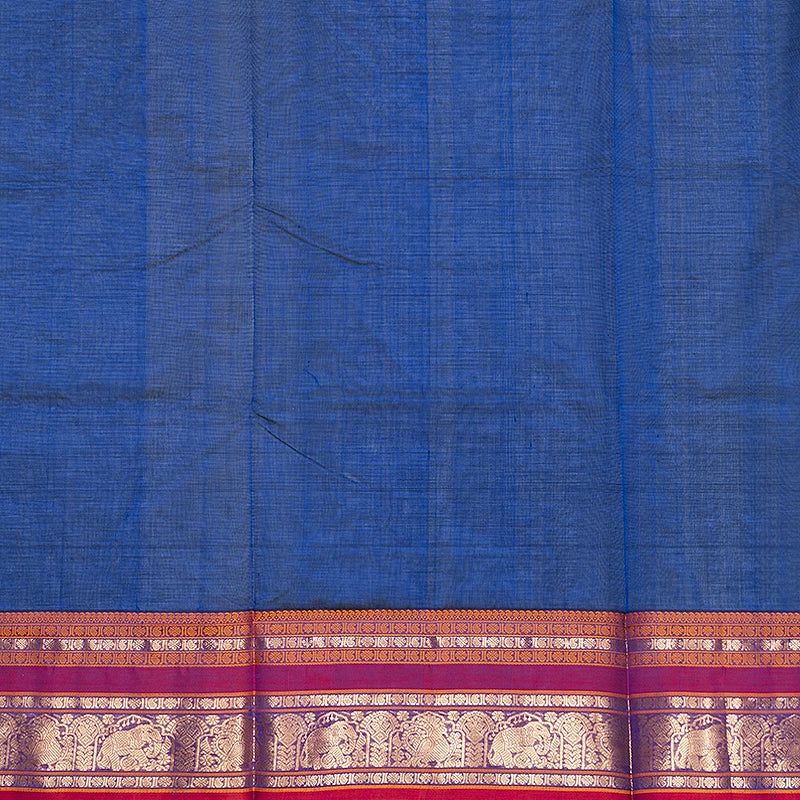 Hayagrivas MS Blue Kanchi Silk Cotton Saree SSCBF179I12-15