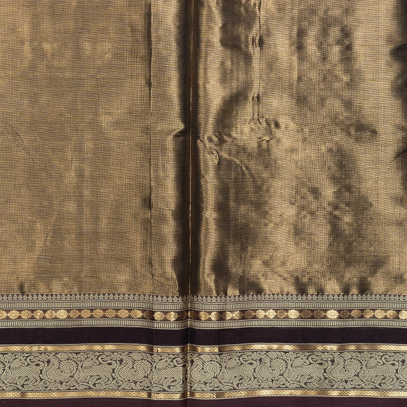 Hayagrivas Metallic Gold Tissue Kanchi Silk Cotton Saree SSCBF179I14-4