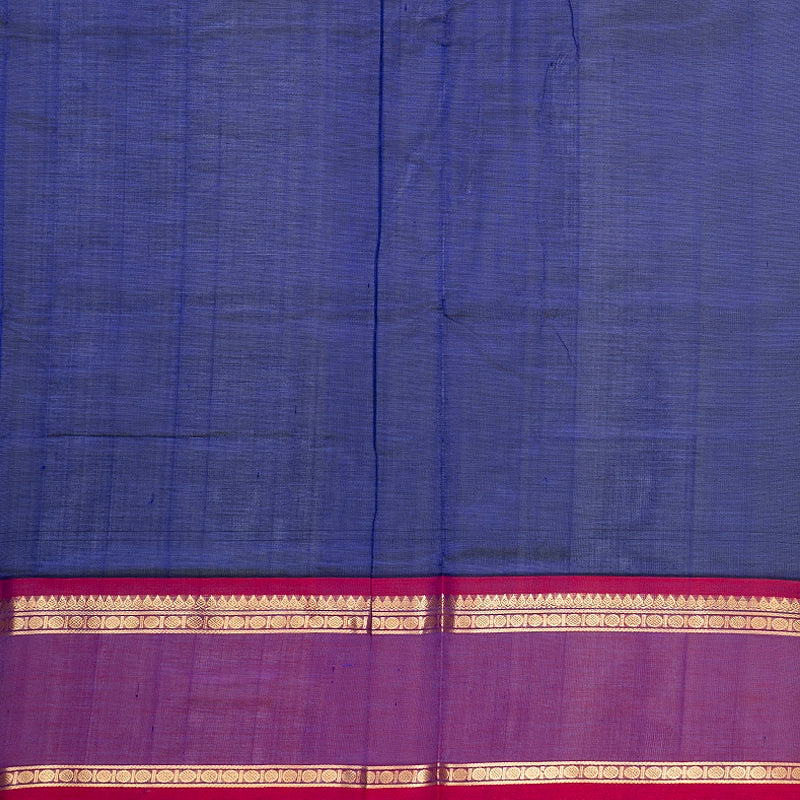 Hayagrivas MS Blue Kanchi Silk Cotton Saree SSCBF179I3-2