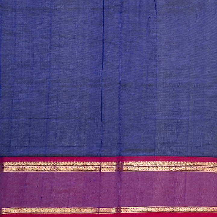 Hayagrivas MS Blue Kanchi Silk Cotton Saree SSCBF179I3-2
