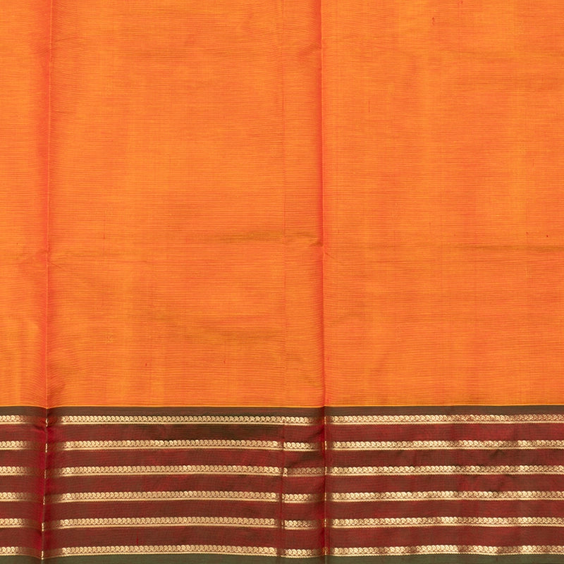 Hayagrivas Mambazham Orange Kanchi Silk Cotton Saree SSCBF179I5-6