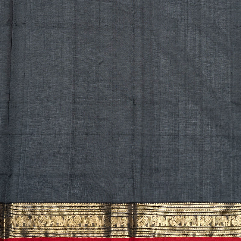 Hayagrivas Black Kanchi Silk Cotton Saree SSCBF179I5-7