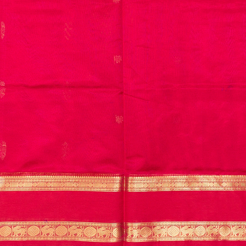 Hayagrivas Rani Pink Kanchi Silk Cotton Saree SSCBF179I7-6