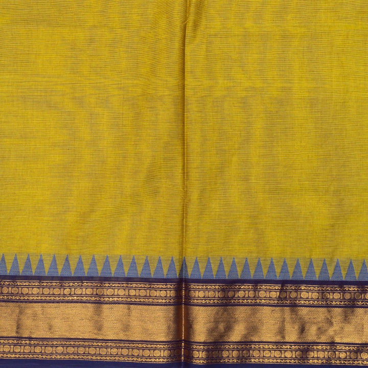 Hayagrivas Lime Green Handloom Chettinad Cotton Saree SSCBF188J1-27