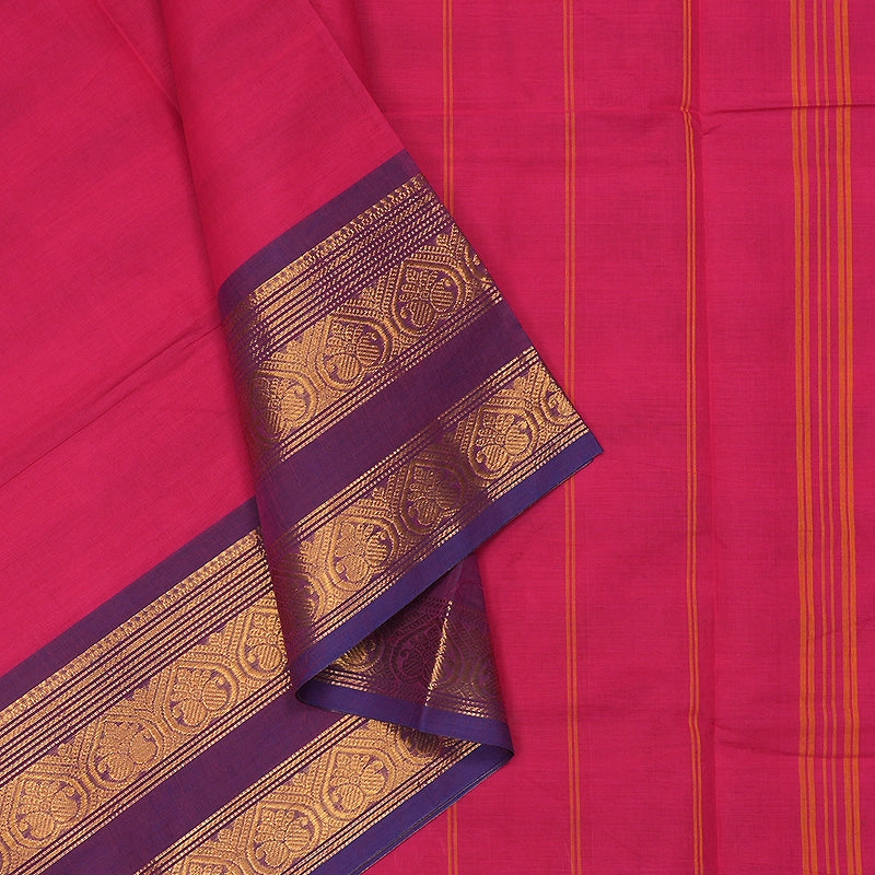 Hayagrivas Rani Pink Handloom Chettinad Cotton Saree SSCBF209J1-82