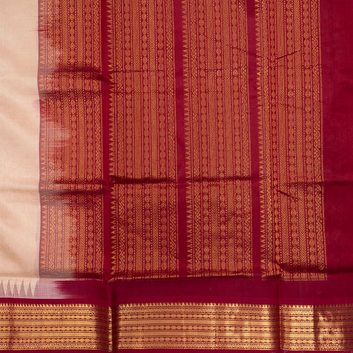 Hayagrivas Cream Pure Silk Cotton Saree SSCBF34D3-41