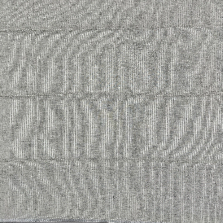 Hayagrivas Light Grey Handloom Linen Saree SSCBF68E2-1