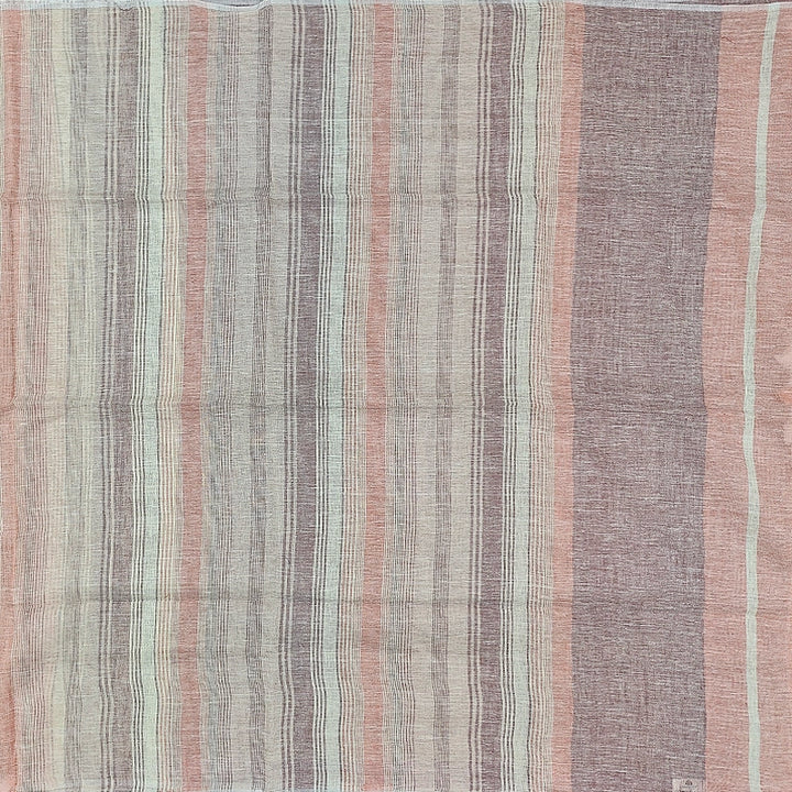 Hayagrivas Multicolour Handloom Linen Saree SSCBF68E3-4