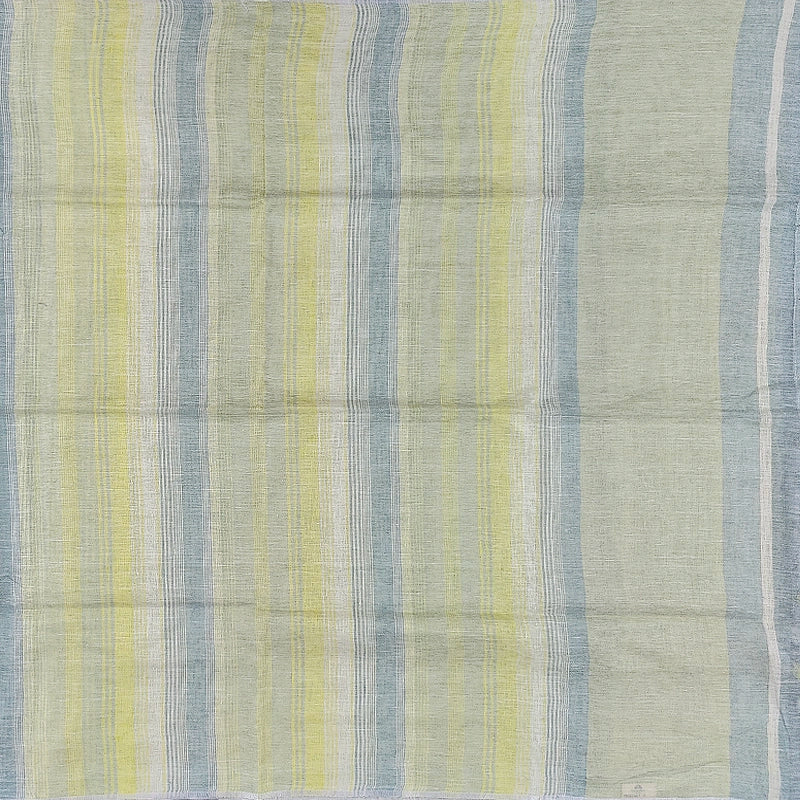 Hayagrivas Multicolour Handloom Linen Saree SSCBF68E3-5