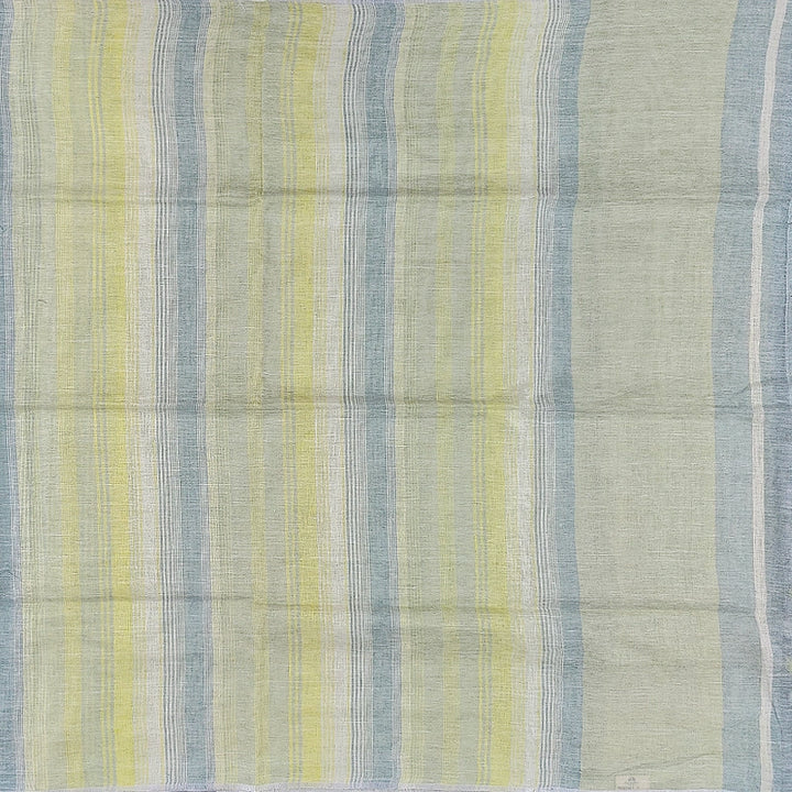 Hayagrivas Multicolour Handloom Linen Saree SSCBF68E3-5