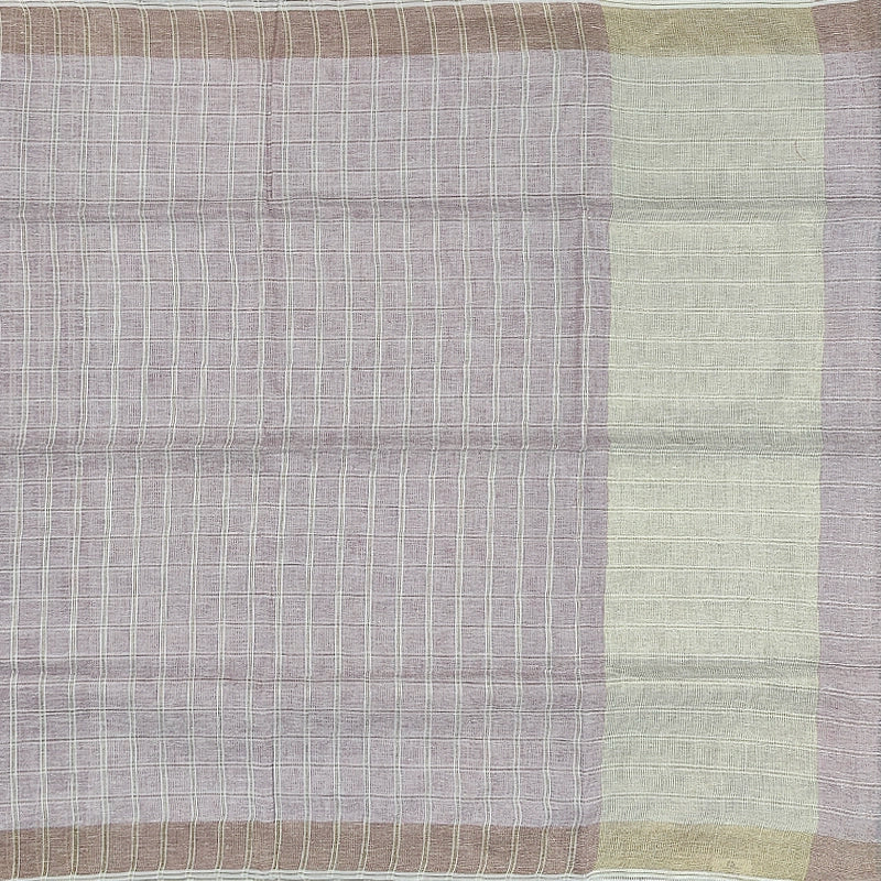 Hayagrivas Mauve Handloom Linen Saree SSCBF68E4-3