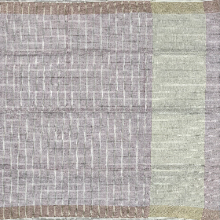 Hayagrivas Mauve Handloom Linen Saree SSCBF68E4-3