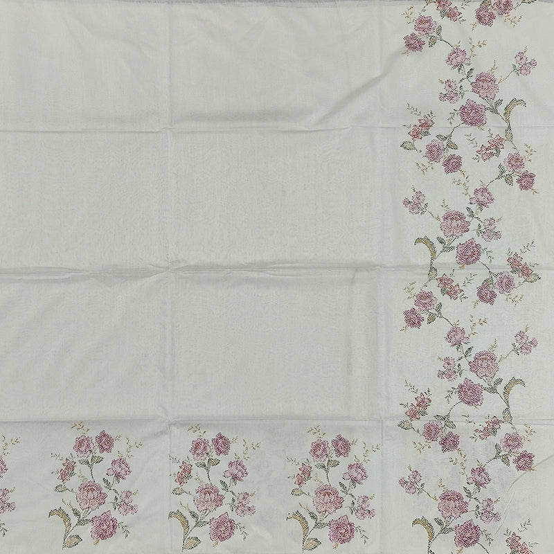 Hayagrivas Half-White Fancy Cotton Saree SSCBF68E6-9
