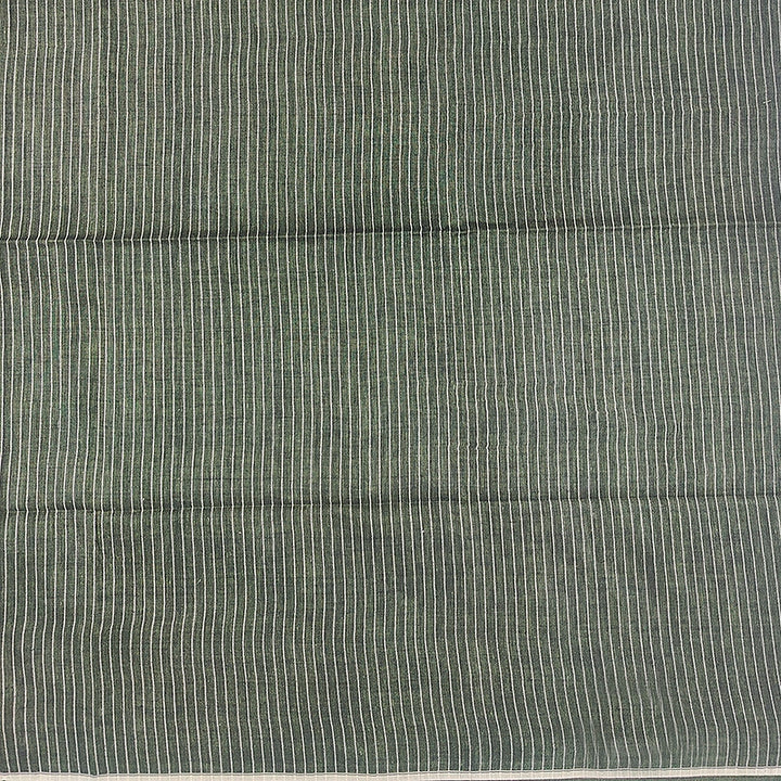 Hayagrivas Green Handloom Linen Saree SSCBF69E11-3