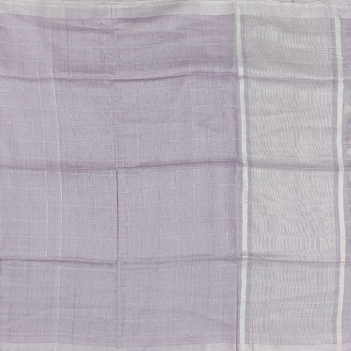 Hayagrivas Lilac Handloom Linen Saree SSCBF69E7-1