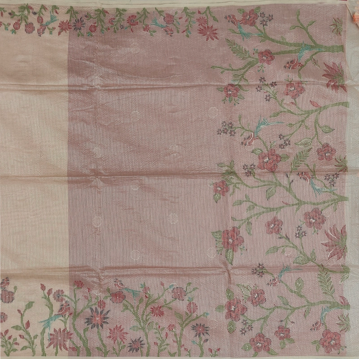 Hayagrivas Dusty Peach Pink Fancy Cotton Saree SSCBF84F10-10