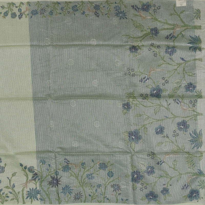 Hayagrivas Mint Green Fancy Cotton Saree SSCBF84F10-7